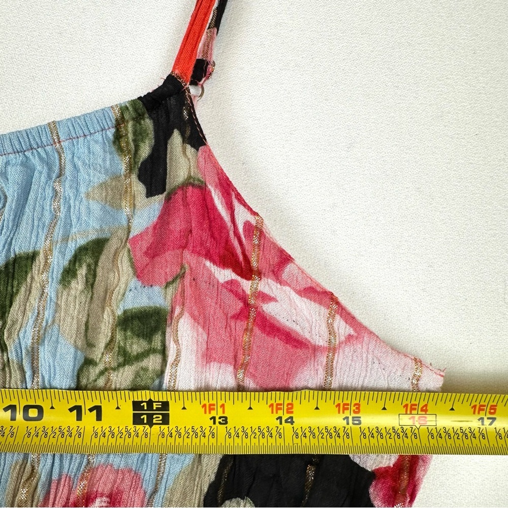 Me 2 Magic Floral Babydoll Spaghetti Strap Tiered Dress - Picture 6 of 7